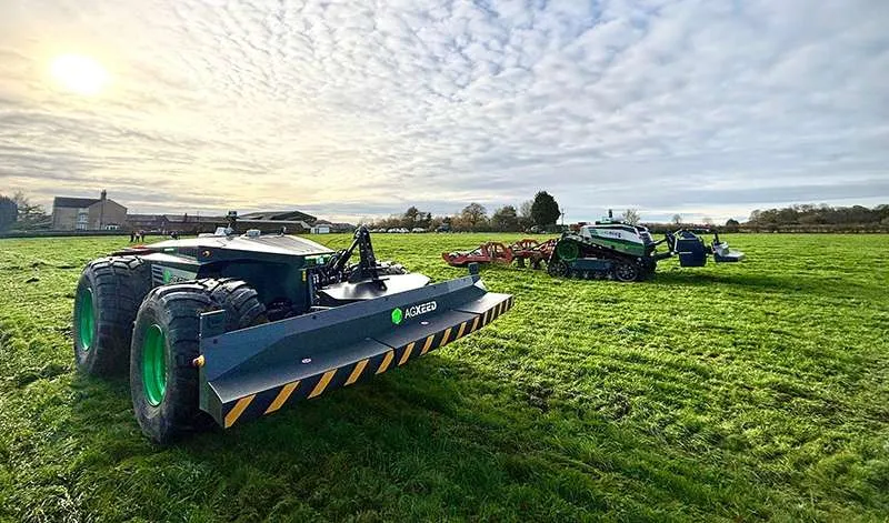 Ground-breaking autonomous tractor demo plants 250,000 tulip bulbs at  Staffordshire farm - Lower Drayton Farm